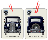 Morris 10 Saloon1932-35 Air Freshener